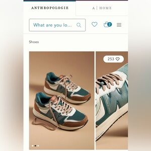 Anthropologie Woden Rigmore Sneaker in Caramel/Deep Forest